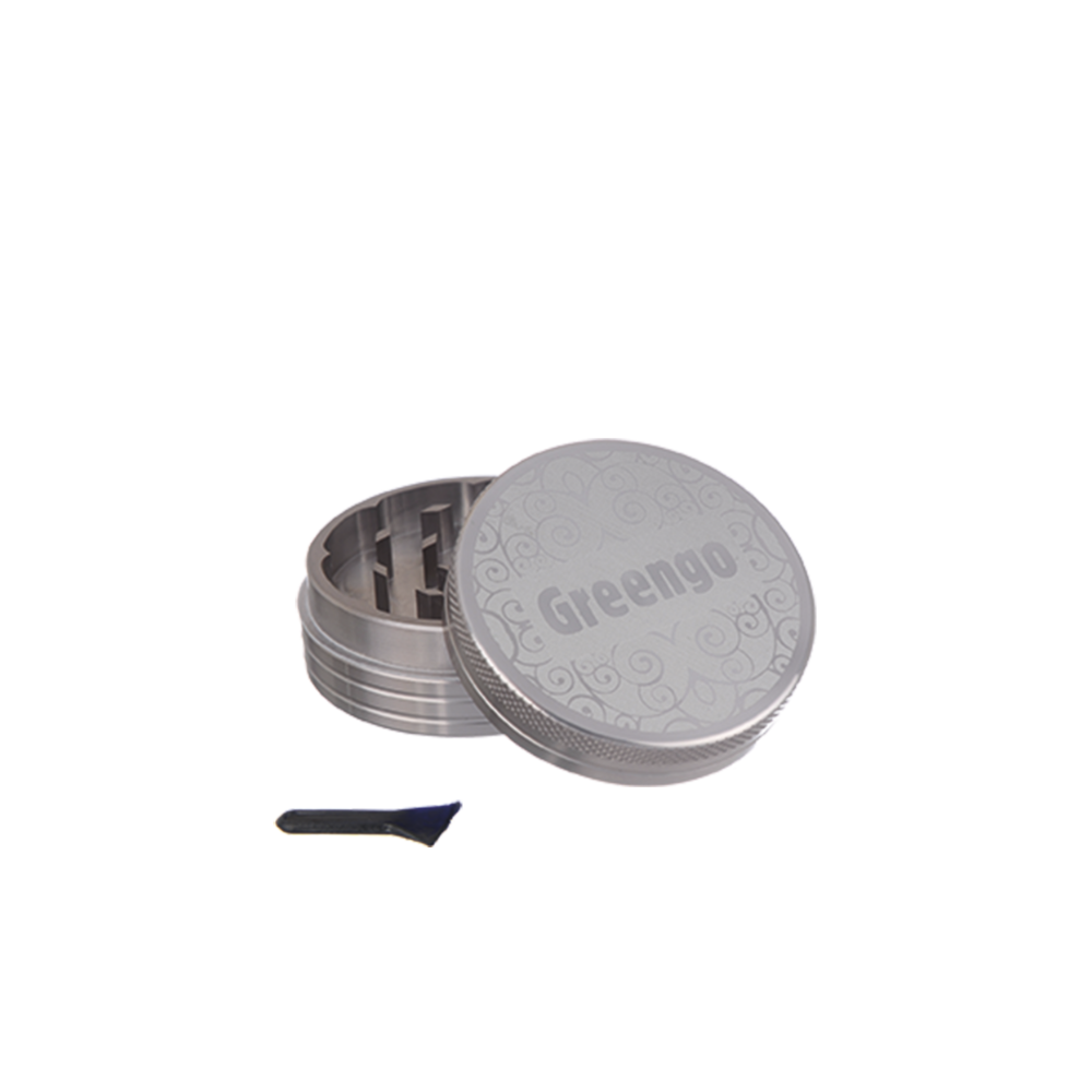 GREENGO Grinder alu. 2 Delt 50mm.